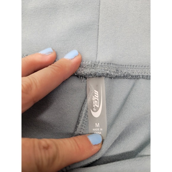 Mta Women's Elastic Waist Soft‎ Pants Light Blue Size M Comfy Cozy - Picture 10 of 10